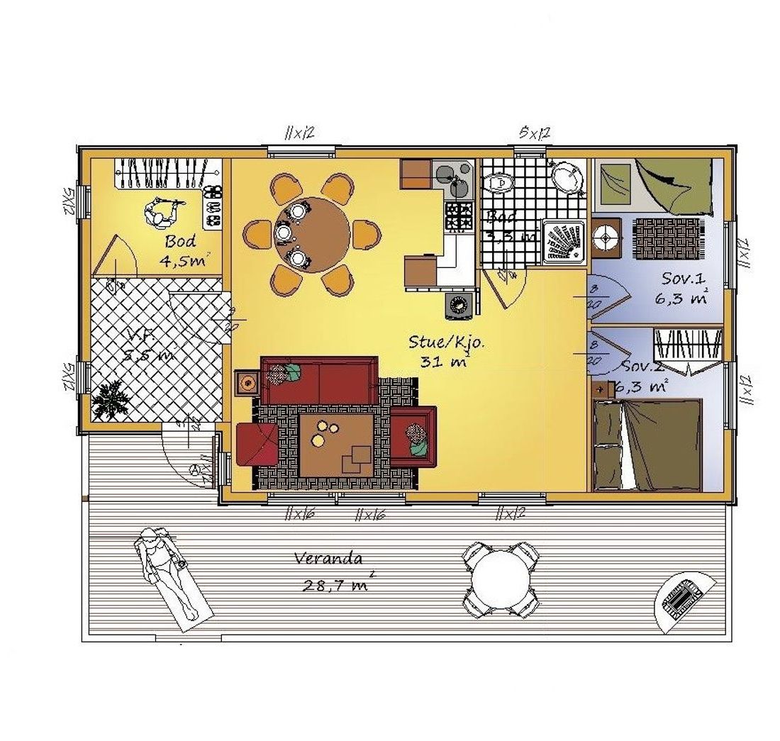 Heimbo 64 A Plan HEIMBOHYTTE