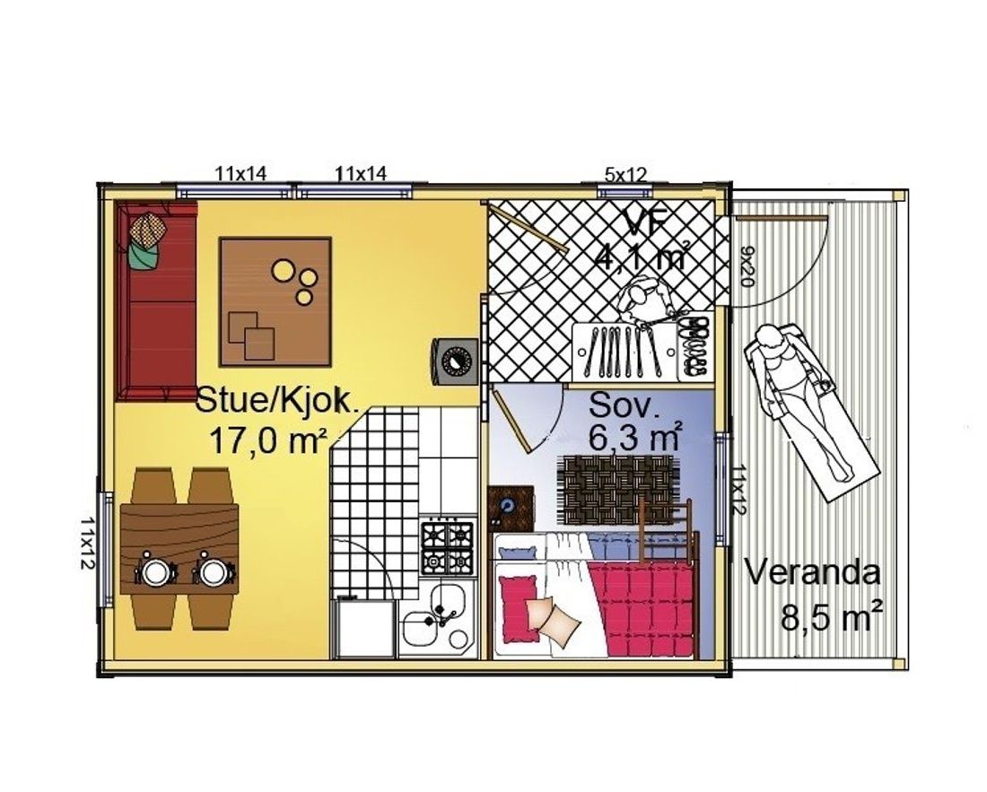 HEIMBO 30 B PLAN heimbohytter