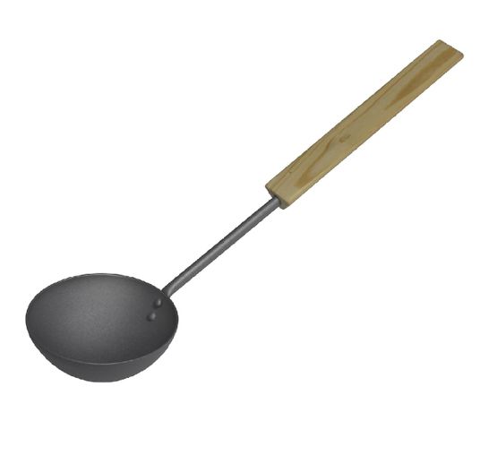 Øse grå 44 cm 3 dl HEIMBOHYTTER