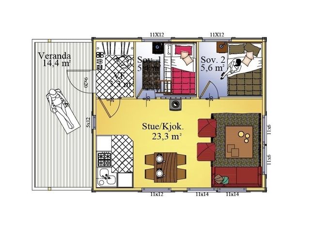 HEIMBO 41 A Plan HEIMBOHYTTE